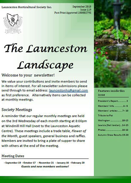 launceston landscape sept 2018 cover